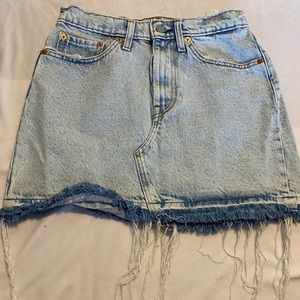 Levi Denim Mini Skirt